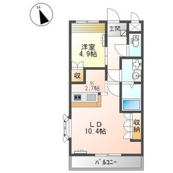 見能林駅 徒歩12分 2階の物件間取画像